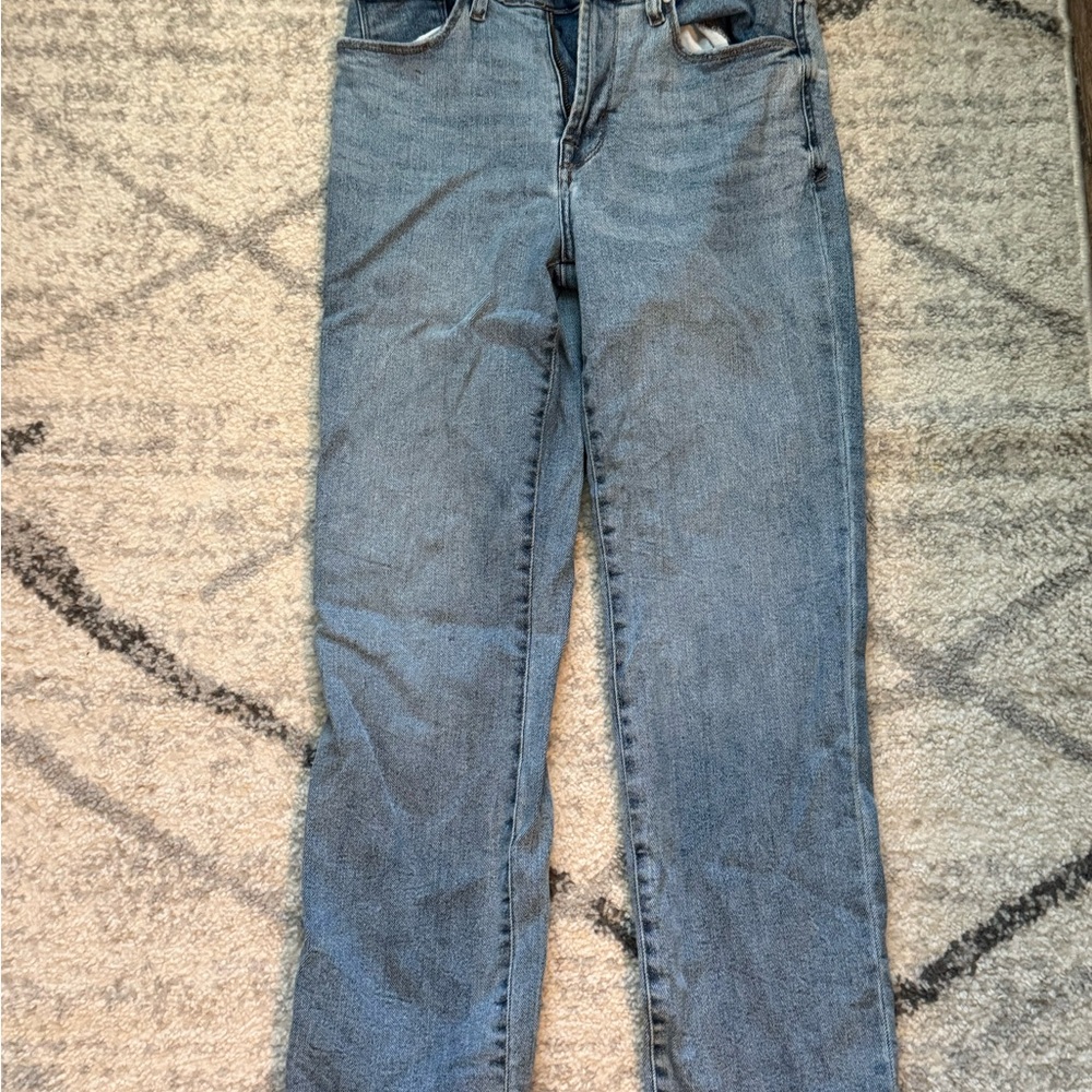 Kensie Women's Straight Leg Blue Jeans